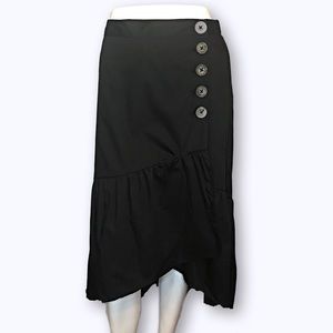 NWT Who What Wear Women Skirt High Low Black XS